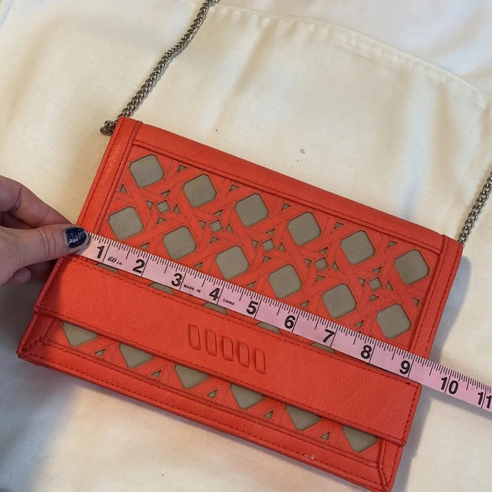 Danielle Nicole Vegan Leather Clutch Crossbody